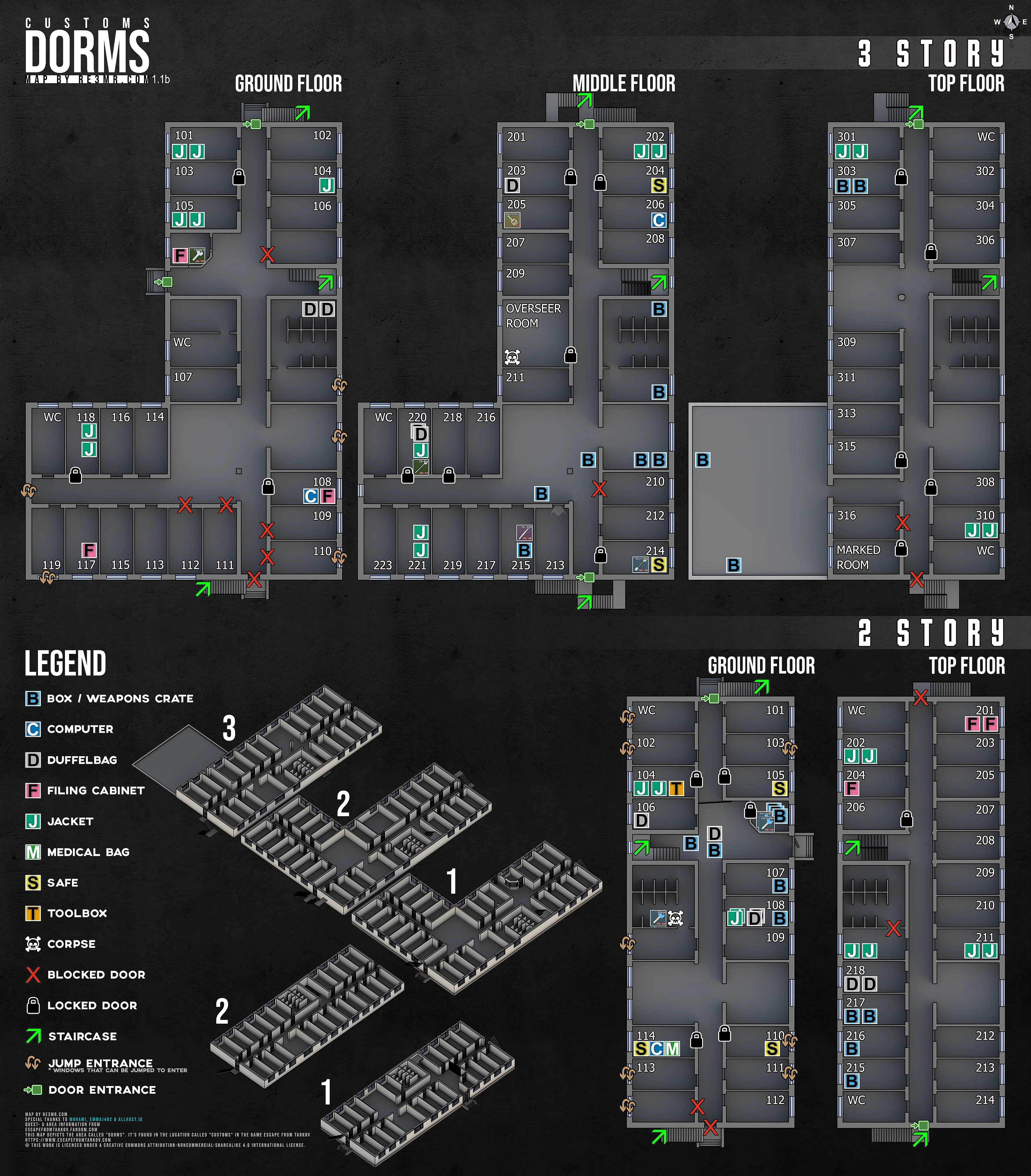 Map Customs from Escape from Tarkov