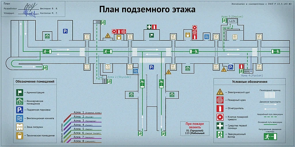 Map Ground Zero from Escape from Tarkov