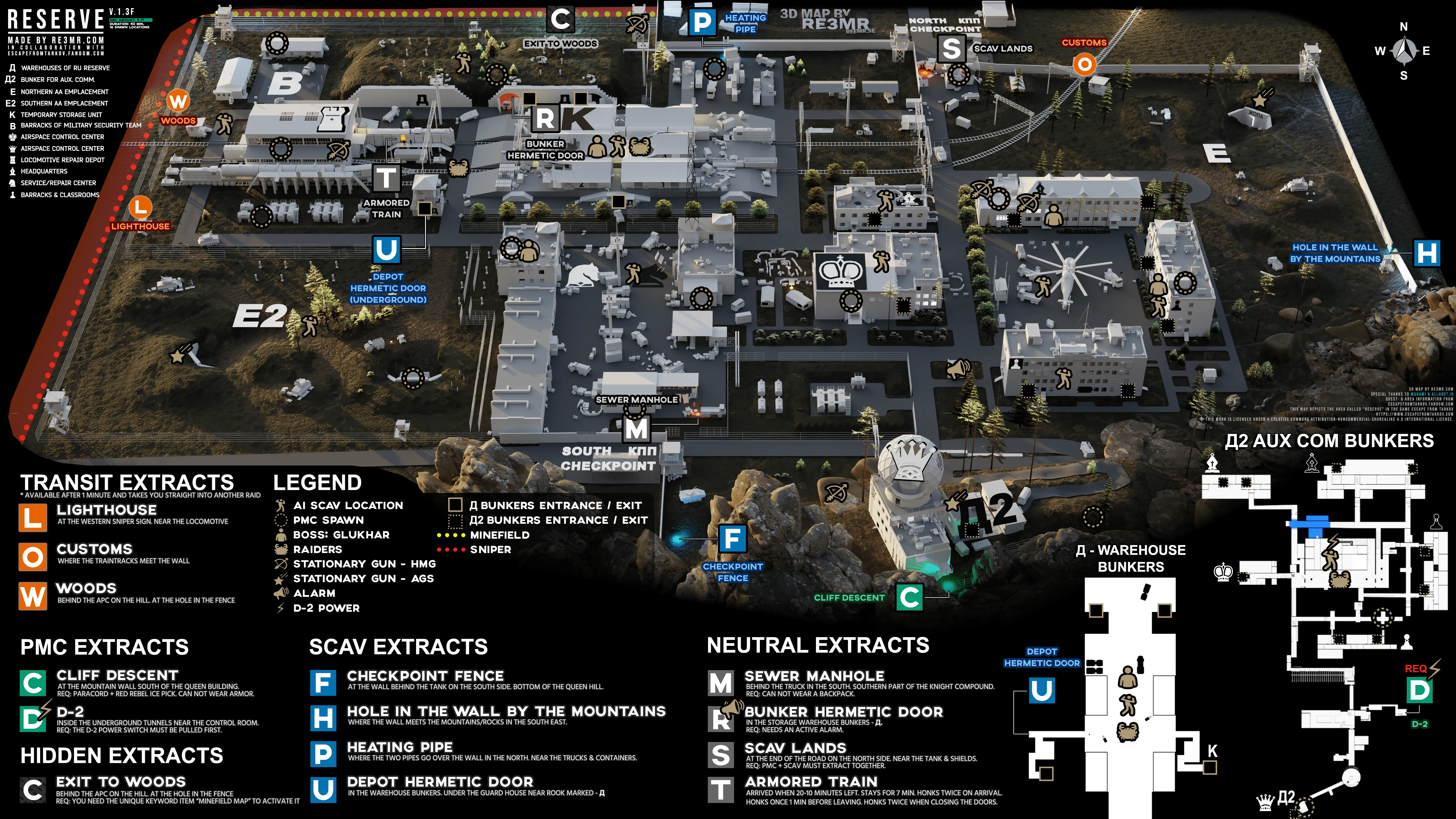 Map Reserve from Escape from Tarkov